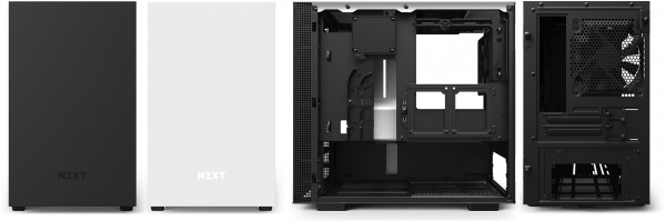 Side views of the H210i with side panels removed